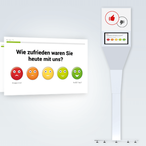 Patienten Feedbackterminal Smiley | SayWay med