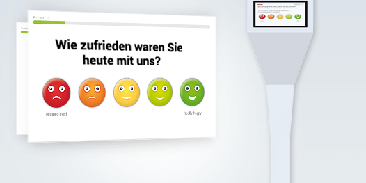 Patienten Feedbackterminal Smiley | SayWay med