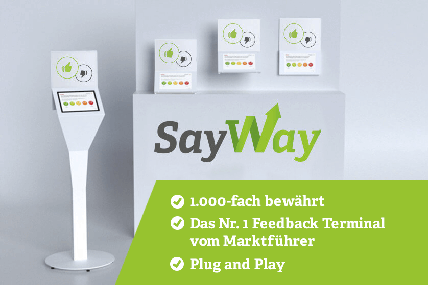 Smiley Feedbackterminal | SayWay